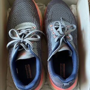 Skechers Kids' Blue and Pink Sneakers